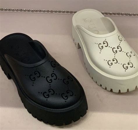 platform gucci crocs|Gucci platforms sneakers.